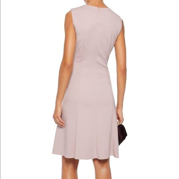 Elie Tahari Fluted Ponte Blush Pink Dress - Picture 2 of 6